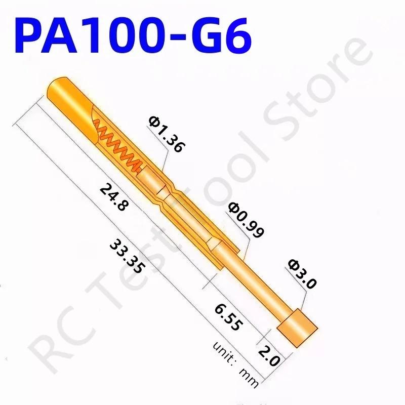 PA100-G6 ö ׽Ʈ κ PA100-G ׽Ʈ  P100-G P100-G6 ׽Ʈ , 33.35mm 1.36mm ٴ    3.0mm  , 100PCs